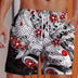 Men's Fashion 3D Printed Swimming Beach Shorts