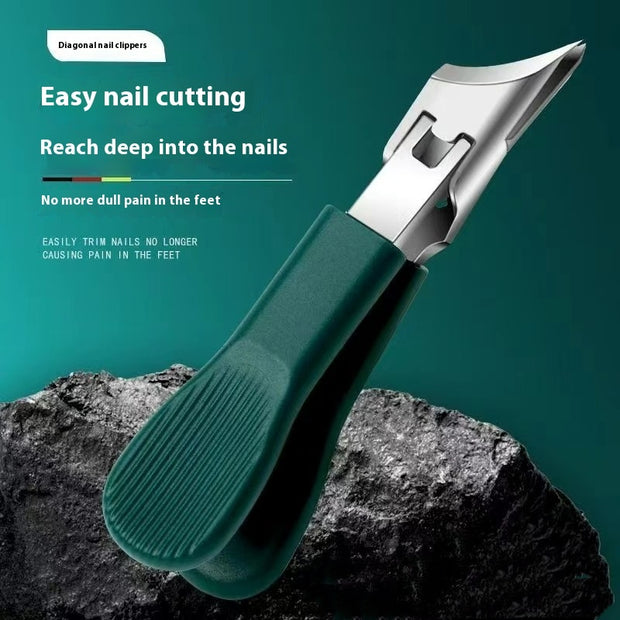 Bevel Nail Clippers Anti-splash Large Opening Nail Clippers Suit