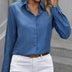 Women Casual Solid Color Long Sleeve Blouse Women Shirt,Long Sleeve Tops Douson Odeh