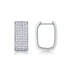 Star Light Luxury Fashion Diamond Earrings Stud Set With Mosan Diamond Silver Jewelry