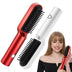 USB Portable Hot Air Comb Rechargable Professional Hair Dryer Brush 2 In1 Mini Hair Straightener Curler Brush Hair Styler