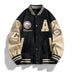 American Retro Loose Letter Baseball Jacket Douson Odeh