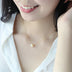 Perfect Round Glare Necklace Seawater Pearl Pendant