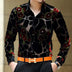 Long Sleeve Shirt Slim Fashion Men Douson Odeh