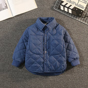 Boys Puffer Jacket Children Thin Cotton Clothing Fashionable Thickened