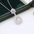 Light Luxury 925 Silver Shell Bead Pendant Necklace