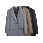 Women's Fashion Loose Cool Double Breasted Coat