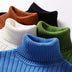 Turtleneck Sweater Men Women Ins Fashion Solid Striped Bottoming Sweater Autumn And Winter Tops Clothing Douson Odeh