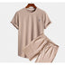 Round Neck Men's Short Sleeve Sports Fashion Loose Two-piece Suit