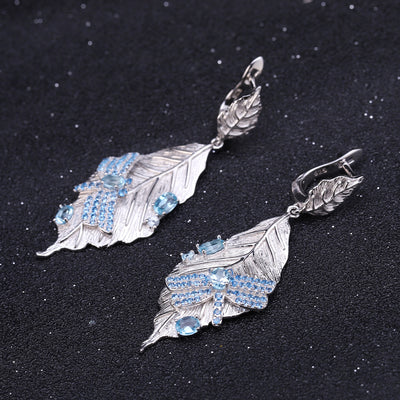 Natural Wind Romantic Temperament Necklace Earrings Ring