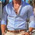 Casual Autumn New Long Sleeve Shirt Men Douson Odeh
