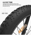 Foldable 20x4.0 Fat Tire E-Bike For Commuting - 500W Motor, 36V 13AH Battery, LCD Display & Dual Disc Brakes