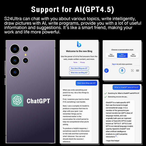 S24 Ultra Cell Phones 5G Unlocked Phonessmartphonewith Tool Pen