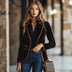 Versatile Top Casual Small Suit Coat Douson Odeh