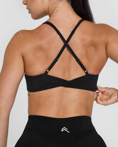 Sports Collar Cross Twist Strap Fitness Yoga Double-sided Brocade Vest