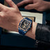 Men's Steel Case Full Hollow Automatic Mechanical Watch