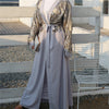 Sequin Tassel Turkiye Women's Cardigan Gown