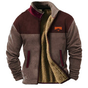 Men's Cotton Clothes Fleece Padded Coat