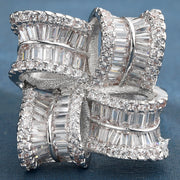 Inlaid Copper Ring Zircon European And American Fashion Ring