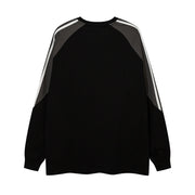 Letter Embroidered Long Sleeve T-shirt Men