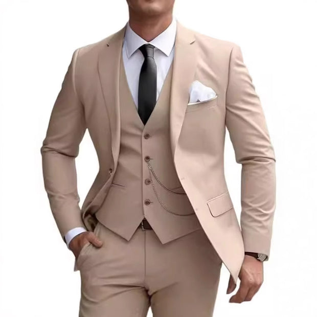 Suit Slim Fit Business Suit Banquet Temperament Formal Dress For Men