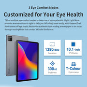 G-tab T9 Rockchip RK3562 Quad Core 3GB 3GB RAM 64GB ROM 10.1 Inch Android 14 Tablet PC  Grey