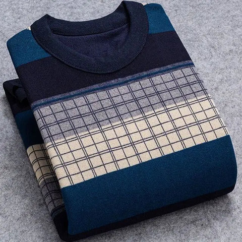 Sweater Men Winter Thin Fce O-ne Thermal Men Clothes Douson Odeh