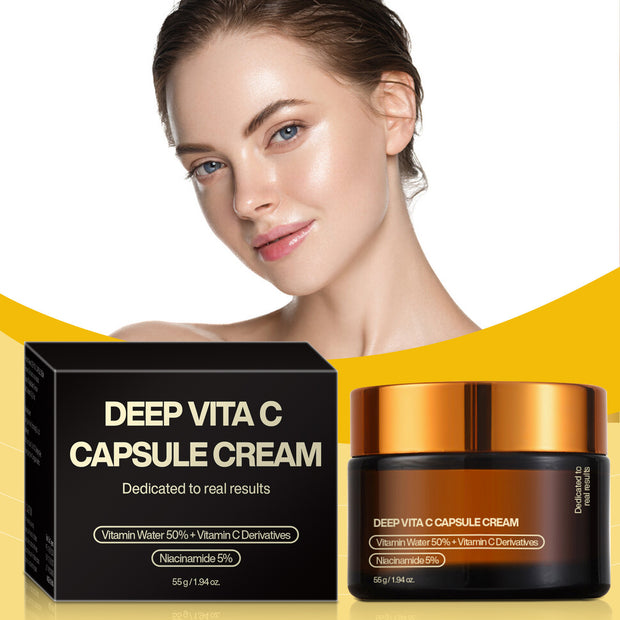 Deep Facial Gold Capsule Cream Instantly Brightening Vitamin