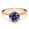 Moissanite Ring Female S925 Silver 18K Gold Plating