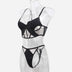 Glossy Mesh Hollow French Underwear Women