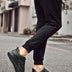 Leather Shoes Breathable Pattern Casual Sneakers Douson Odeh
