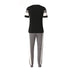 Fashion Women Sets Short Sleeve Tops High Waist Pant Douson Odeh