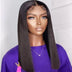 Double Drawn Bone Straight Human Hair Wigs