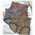 Belly Contracting Hip Lifting Sexy Seamless Leopard Print High Waist Soft Breathable Underwear For Women Douson Odeh