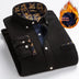 Winter Corduroy Fleece Warm Shirt Men Douson Odeh