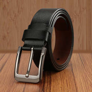 Men's Korean Style All-match Yellow Leather Trouser Belt