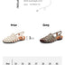 Women's Summer Flat Weave Vintage Niche French Sandals
