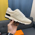 Sneakers Color-block Leather Lightweight Lace-up Shoes Douson Odeh