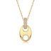 Cloud Roll And Cloud Spread - A Fashionable And Trendy Diamond Pendant Necklace Set With Moissanite S925 Sterling Silver And Gold Plating