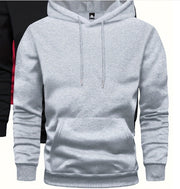Men's Solid Color Hoodie With Pocket