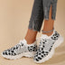 Floral Print Colorblock Mesh Shoes Casual Light Lace-up Sneakers For Women Douson Odeh