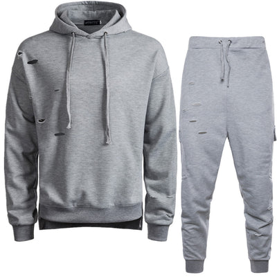 Sweater Suit Sports And Leisure Men's Ripped Suit