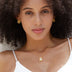 925 Sterling Silver Topaz Necklace