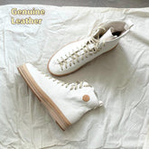 Leather Casual Shoes Platform Boxing Board Shoes