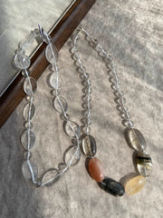 Natural Crystal Rough Stone Vintage Necklace