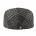 Winter Woolen Men's Beret Korean Style Plaid Peaked Cap