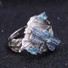 Natural Wind Romantic Temperament Necklace Earrings Ring