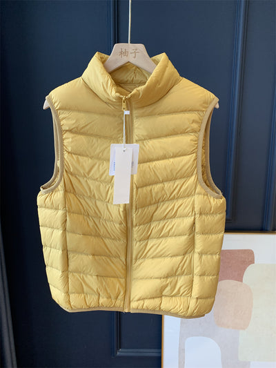 Plus Size Women's Winter Lightweight Down Vest