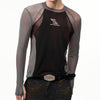 Tight Mesh Stitching Long Sleeves