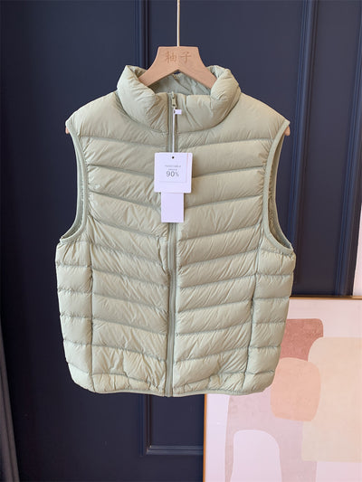 Plus Size Women's Winter Lightweight Down Vest